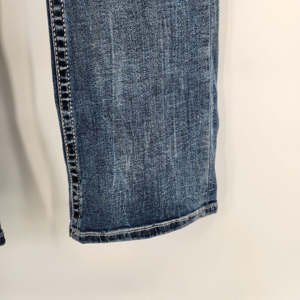 BKE Stella Jeans Womens 26 x 33 1/2 Stretch Denim Bootcut Medium Wash - Picture 4 of 16